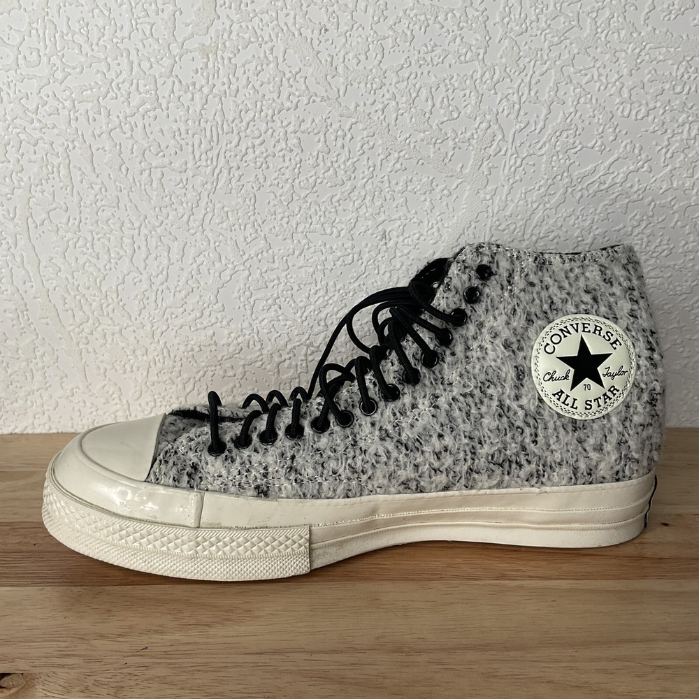 Converse Chuck Taylor All Star 70 Boucle Wool High Top Sneakers Men's Size 7 EUC